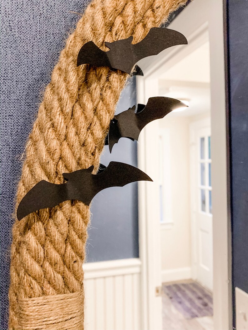 Halloween Decor Flying Bats Bat Decor Halloween Wall Decor Etsy