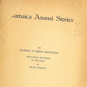 1924 Giamaica Anansi Stories American Folklore Society Download immediato del file PDF Dominio pubblico