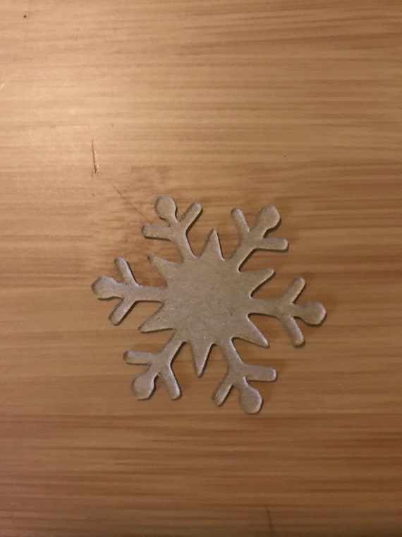 Brown Kraft Paper Snowflake For Crafting Winter Decorations Etsy
