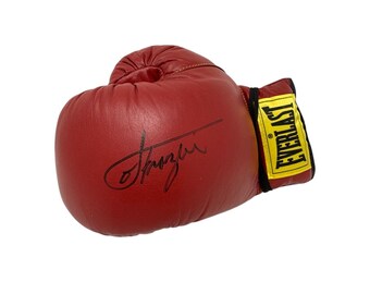 Everlast smokin' Joe Frazier signed autographed boxing glove 1990s
