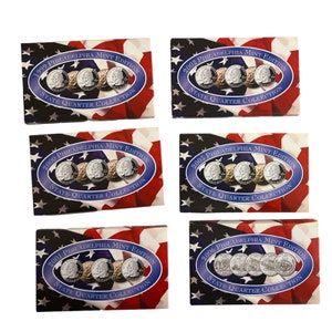 Authentic Sealed Philadelphia Mint State Quarter Coin Collection 1999-2003 2006