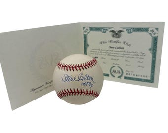 Steve Carlton autographed baseball HOF 94 Philadelphia Phillies signed COA