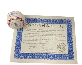 "Jeffrey Hammonds Autogramm ""Baseball"" COA."
