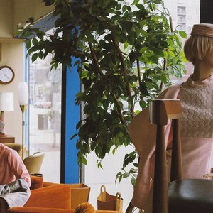 Wall Decor | Antique Vintage Mannequins surrounded by Mid Century Modern Furniture and Decor | Fine Art Print taken on 35mm Film in Chicago