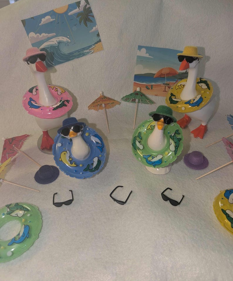 Desk Goose Beach Floation Outfit. Goose no included. 🏖️🏖️