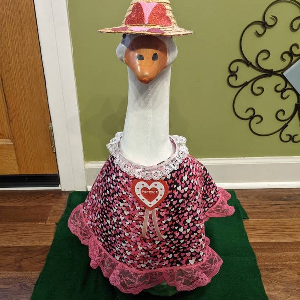 Cement Porch Goose Etsy