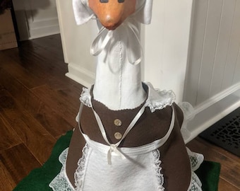 Pilgrim Girl Goose Clothing. Geese clothes. Size Large. Thanksgiving Outfit. Size Large 24&quot;-29&quot;