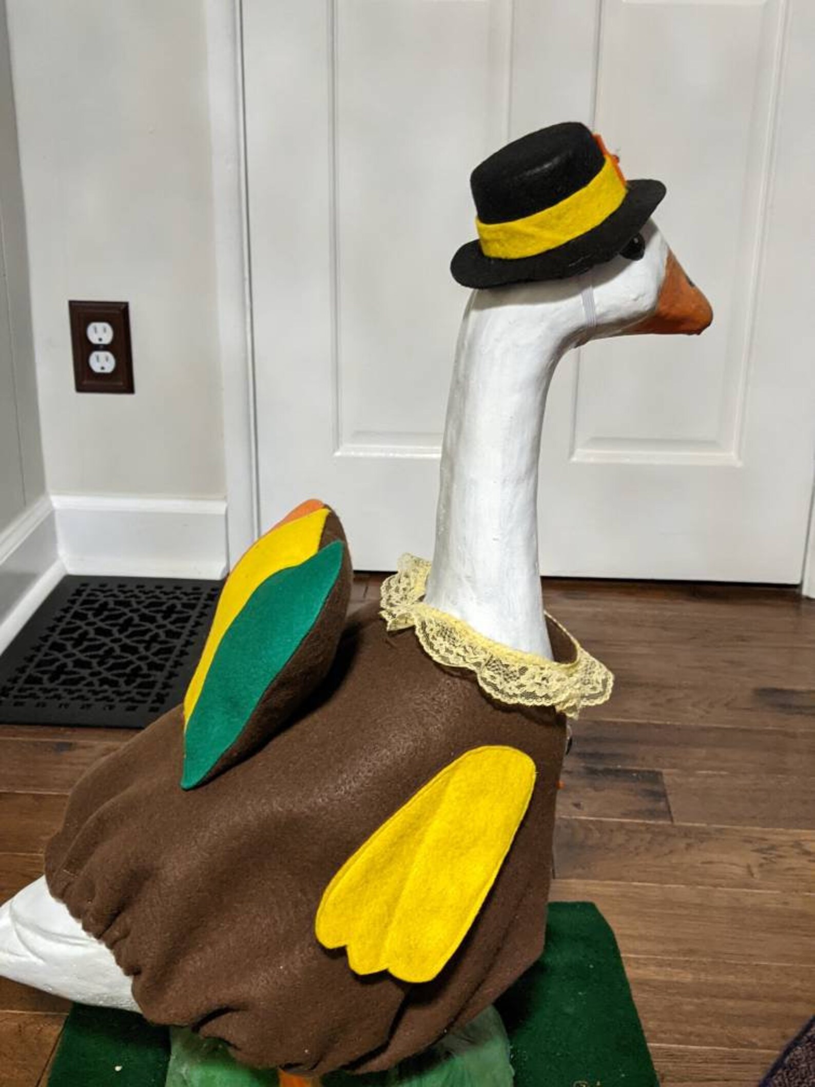 Turkey Goose Outfit. Size Large for Cement or Plastic Goose. Etsy