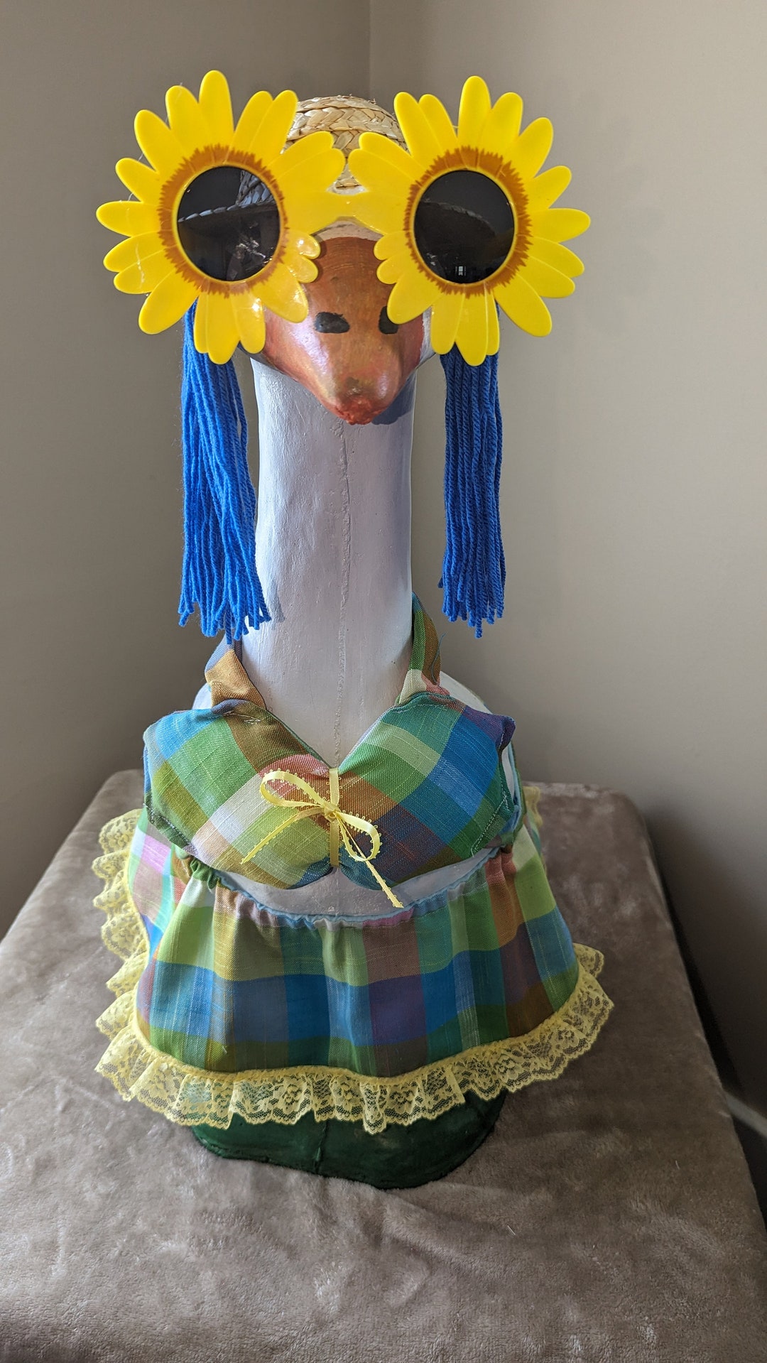 Goose Clothing, Goose Outfit, Goose Bikini daisy, Size Large for