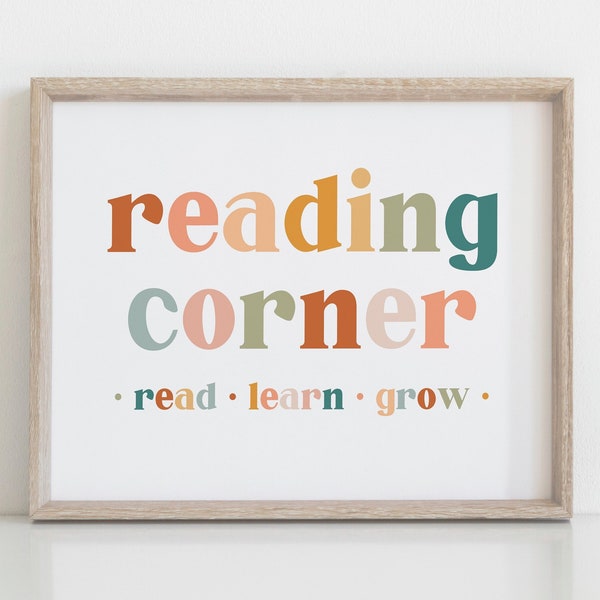 Reading Corner Sign - Etsy