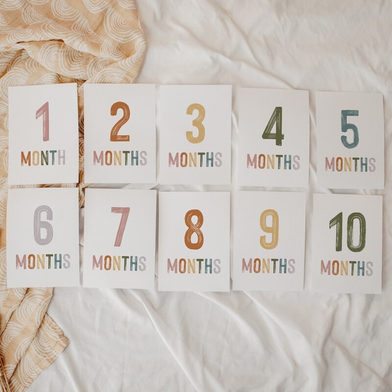 Printable Baby Month - Etsy
