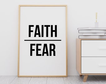 Quotes on fear | Etsy