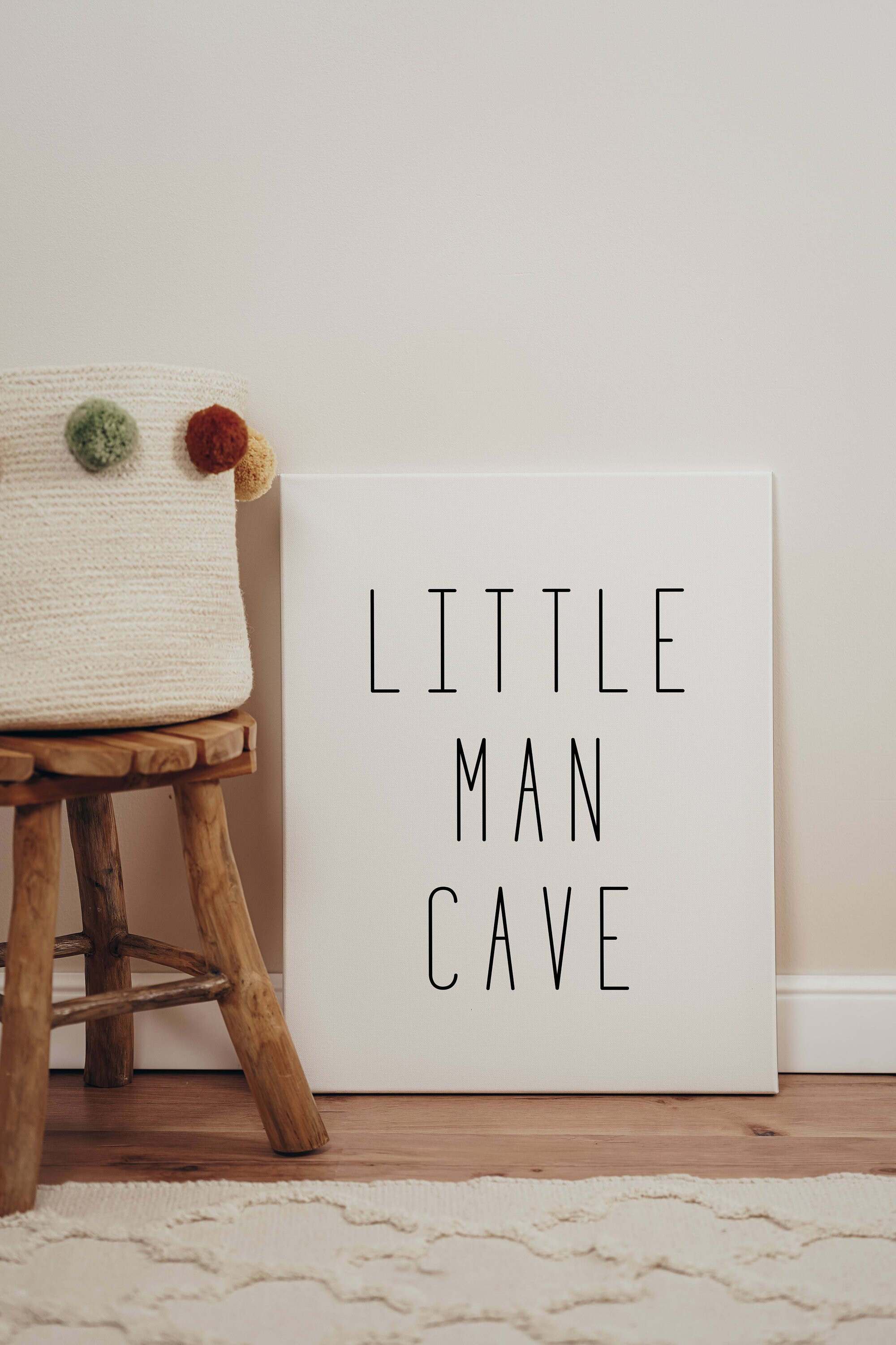 DIGITAL DOWNLOAD Little Man Cave Nursery Printable Wall Art - Etsy