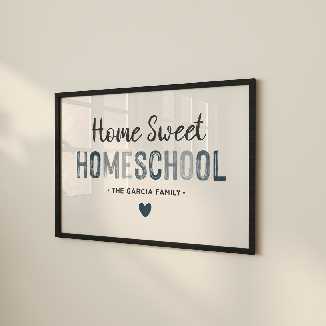 DIGITAL DOWNLOAD Home Sweet Homeschool Sign Homeschool Etsy