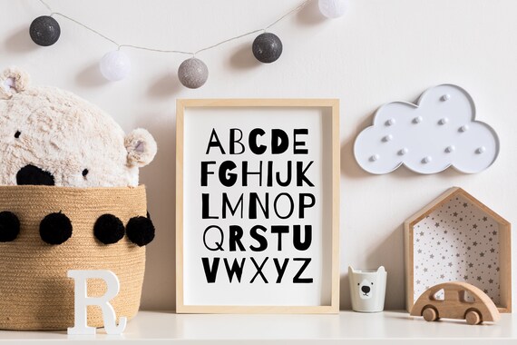 abc nursery decor