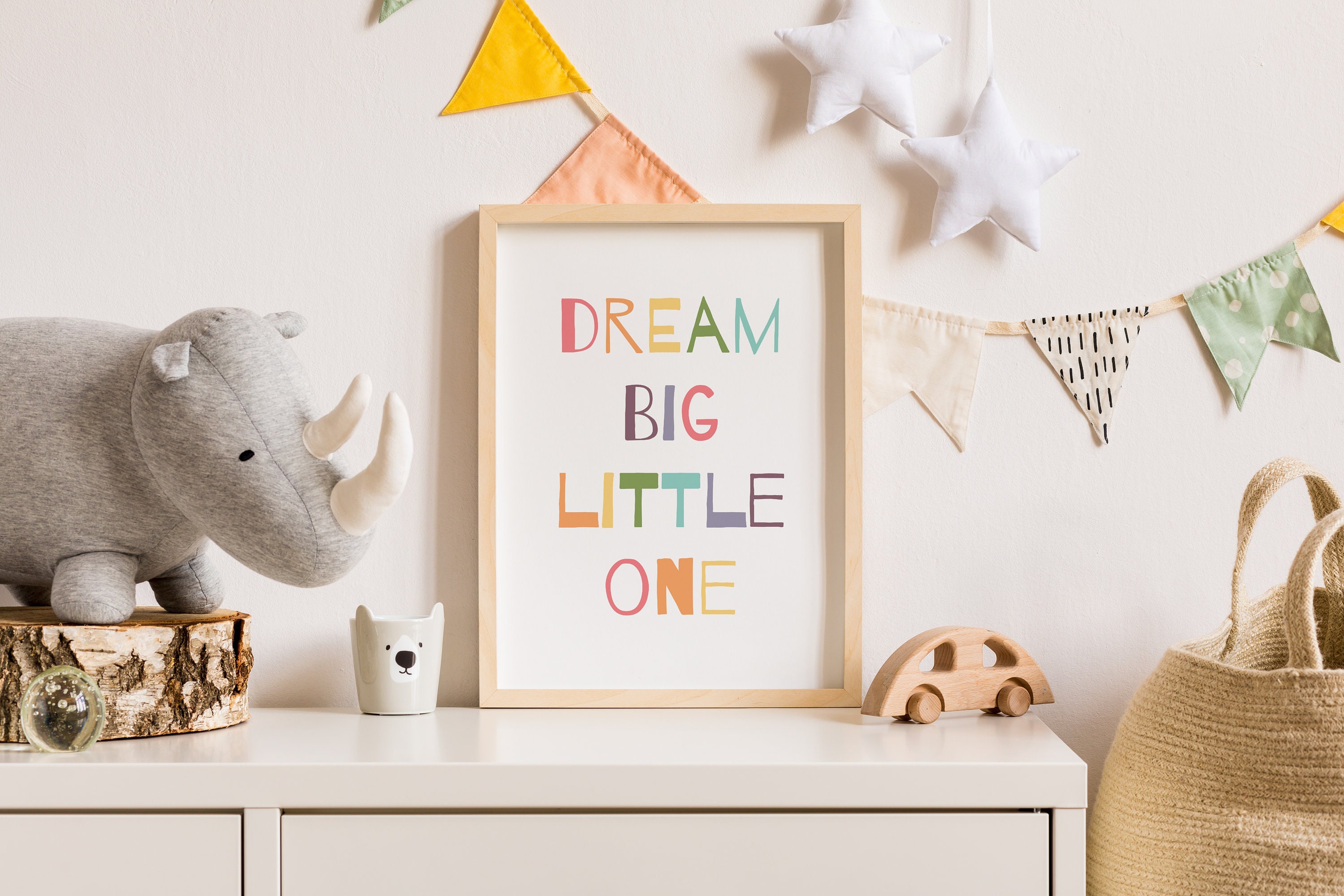 Download Digital Download Wall Art Decor Nursery Quote Print Dream Big Little One Art Collectibles Prints Delage Com Br