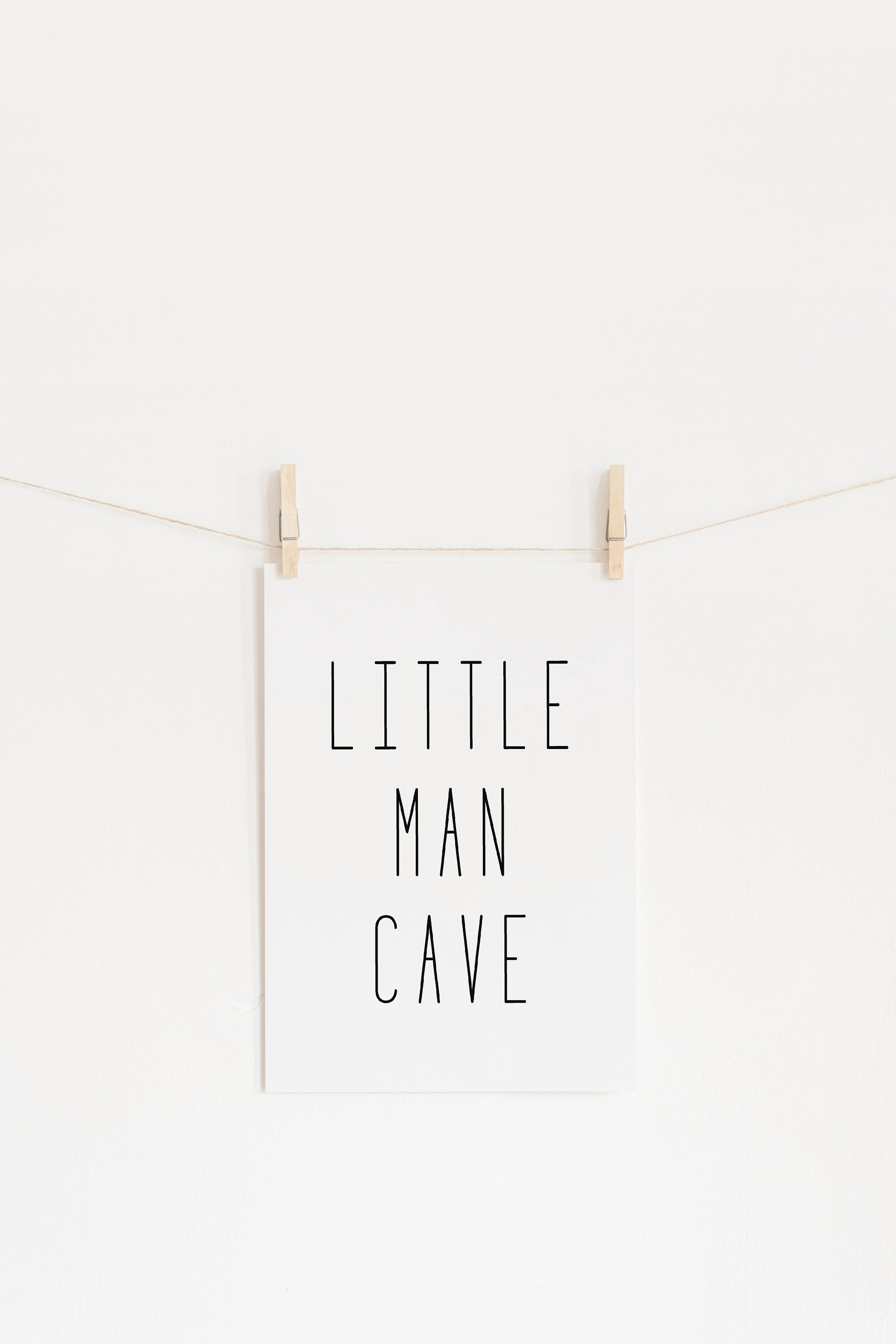 DIGITAL DOWNLOAD Little Man Cave Nursery Printable Wall Art - Etsy
