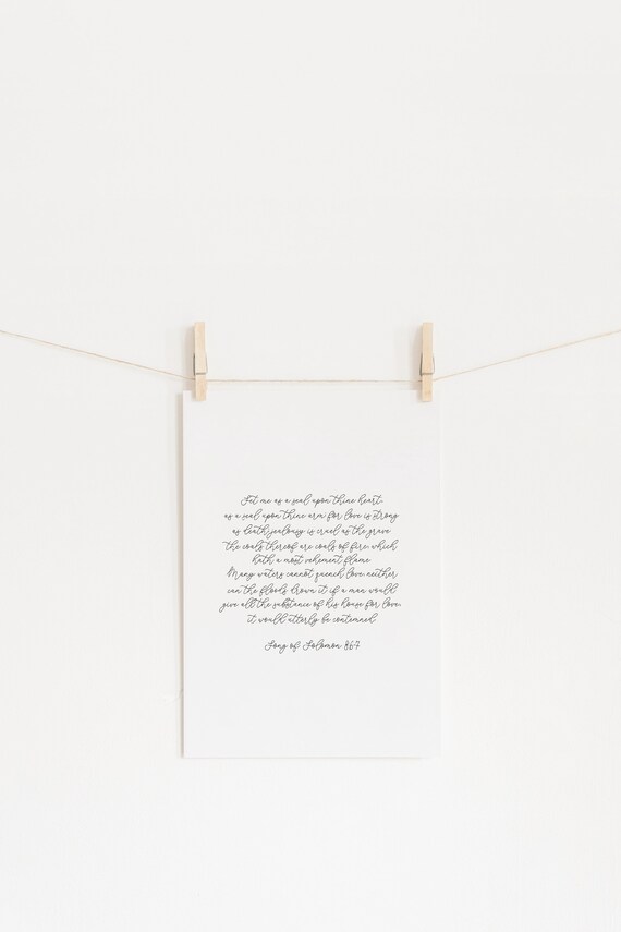 Liebe Spruche Salomos Zeichen Schlafzimmer Dekor Schlafzimmer Etsy