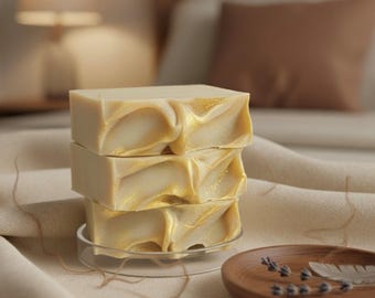 Cozy Cashmere Handmade Vegan Soap Bar: Soothing, Relaxing, and Perfectly Comforting for the Season Vegan Soap