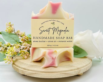 Magnolia Handmade Soap Bar / Face and body