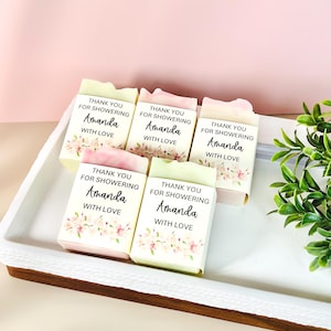 Personalized Soap Favors: Baby Shower, Wedding, Bridal Shower (Set of 10)
