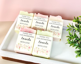 Personalized Soap Favors: Baby Shower, Wedding, Bridal Shower (Set of 10)