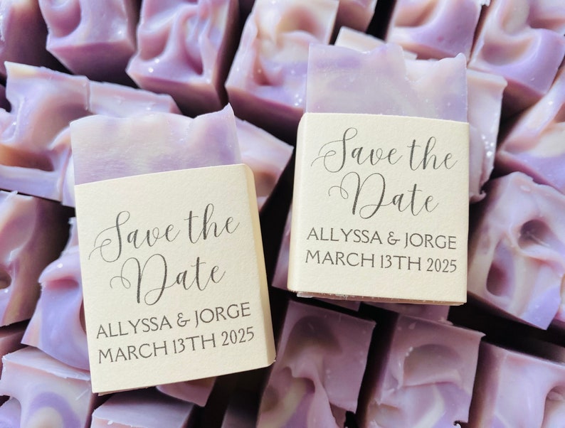 Bridal Shower Favors / Lavender Soap / From my shower to Yours / Baby sprinkle / Thank you wedding gifts for guests / Handmade 2oz soap bars image 8