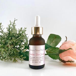 Timeless Face Serum in glass dropper bottle.
