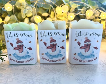 Let it Snow Christmas Party Favors / Holiday Giveaway