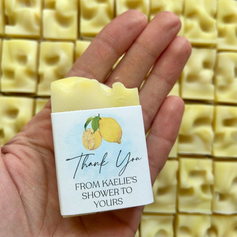 Lemon Bridal Shower Soap Favors: She’s the Main Squeeze Favors, Citrus ...