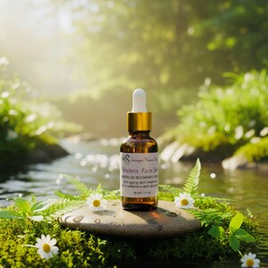 Suero facial atemporal: antiedad, hidratante, con vitaminas C y E, cuidado natural de la piel, brillo y reparación, aceite facial hidratante. imagen 5
