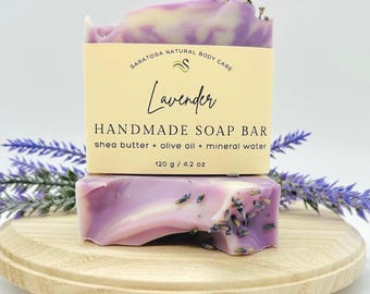 Lavender Handmade Soap Bar: Vegan Artisan Soap