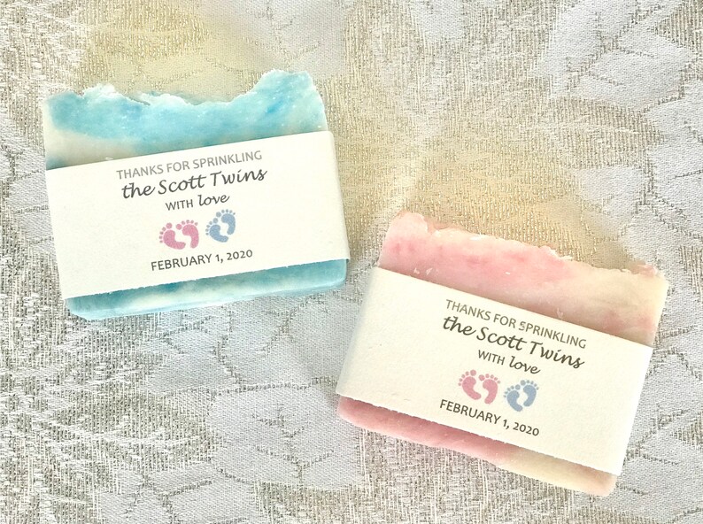 Baby Shower Soap Favors Full Size / Sprinkle / Gender Reveal / Etsy