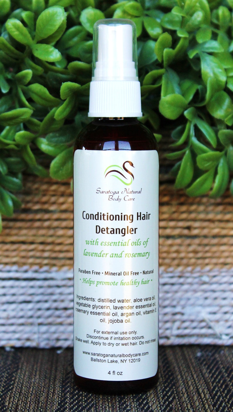Conditioning Hair Detangler All Natural Hair Detangler Natural Etsy