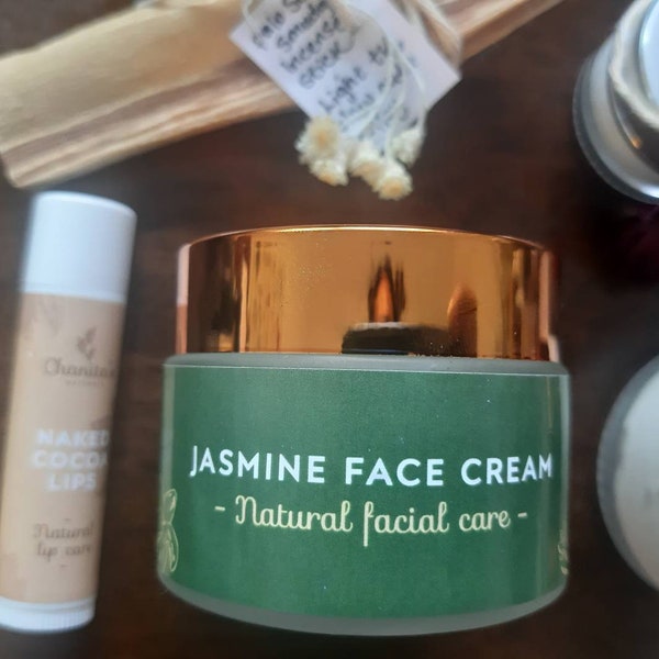 Crème pour le visage au jasmin Crème hydratante entièrement naturelle Nourrissante au jasmin pur Crème hydratante pour la peau sèche Soins de la peau sèche Traite les rides et les ridules