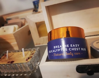 Eucalyptus Breathe Easy Chest Rub: Organic Herbal Relief (50 ml)