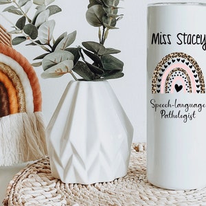 Speech Language Pathologist Gift, SLP Gift, Speech Therapist Gift, SLP Tumbler, Speech Therapy Cup, Speech Graduation Gift, Speech Therapy
