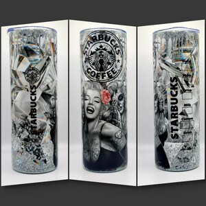 Marilyn Monroe Tumbler | 20 oz | Tattoos | Pinup | Starbucks
