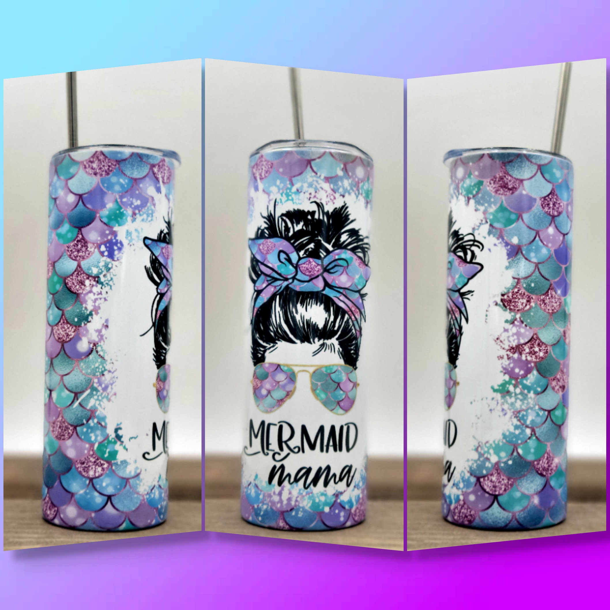 Girl Mom Tumbler, New Mom Gift, Girl Mama Travel Tumbler with Straw, G -  LGH Designs Corp