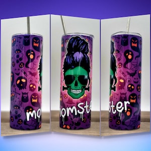 Momster Tumbler Cup, Halloween Tumbler, Fall Tumbler, Halloween Cups, Ghost Tumbler, Pumpkin Tumbler, Spooky Tumbler, Spooky Cup