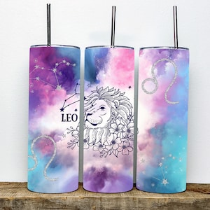 Leo Zodiac Tumbler | Gift for Leo | 20oz Tumbler | Astrology Sign, Personalized Gifts, Birthday Gifts, Zodiac Tumbler, Horoscope Tumbler