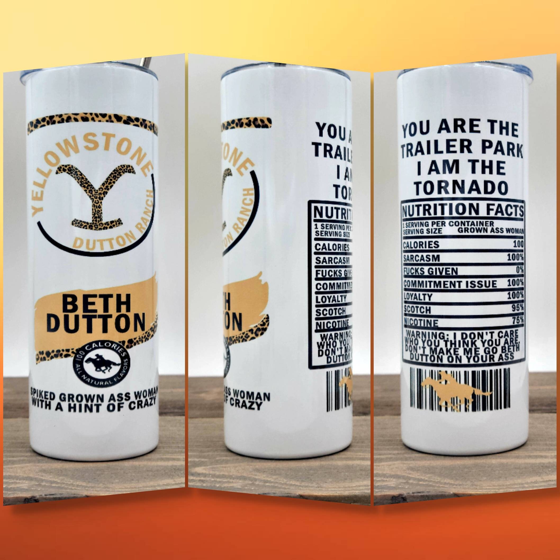 Yellowstone Tumbler | Beth Dutton Tumbler | Yellowstone | Stainless s…