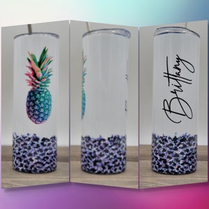 Ananas Becher, 500g Geschenk für Sie, Personalisiertes Geschenk, Ananas Tasse, Monogramm Ananas Tasse, Personalisiertes Geschenk