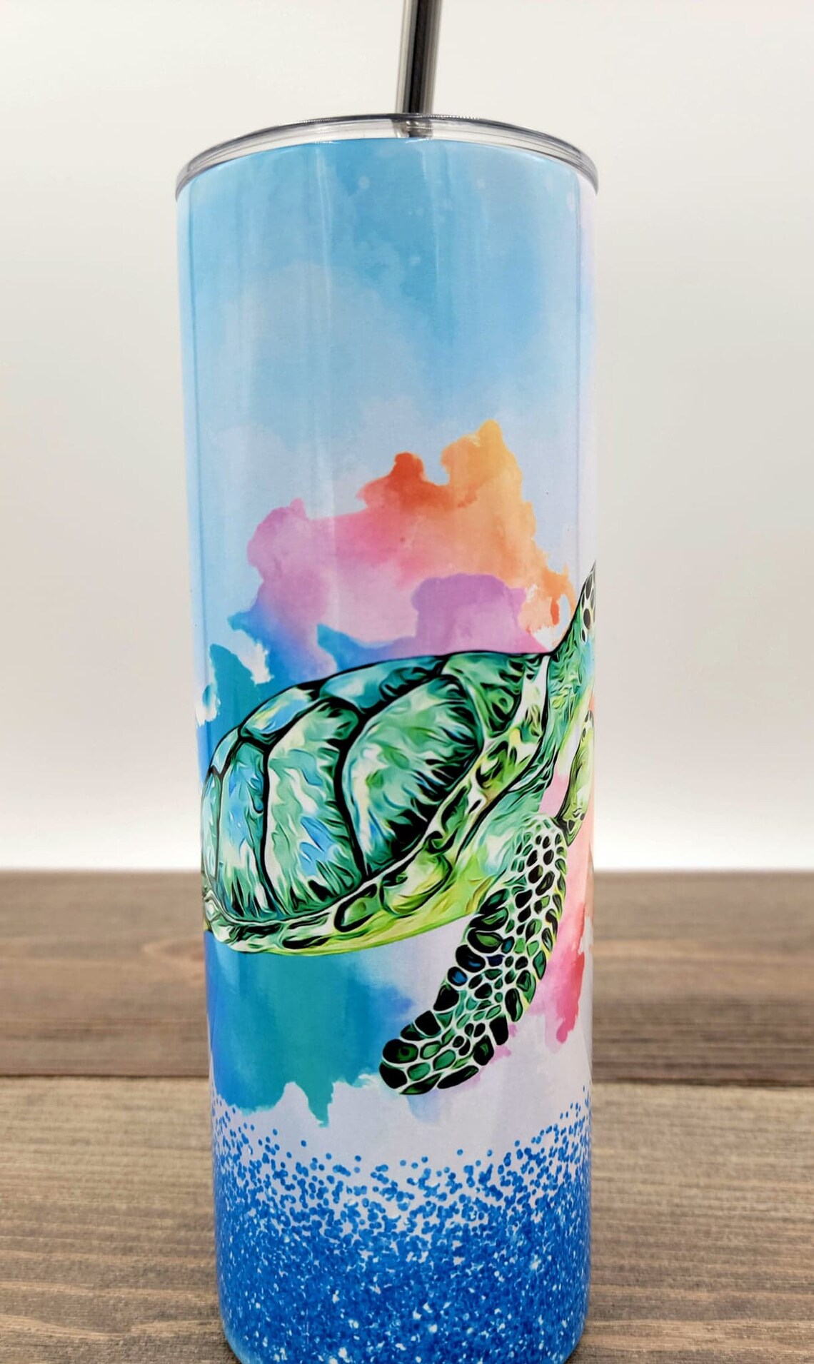 Sea Turtle Tumbler. Sea Turtle Tumbler. Just a Girl Who Loves Etsy