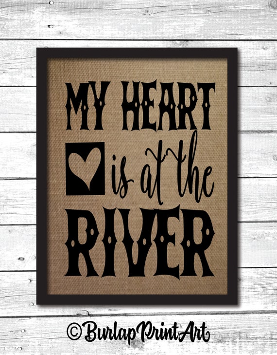 River House Decor Sign Rustic Wall - River Home Decor River House Decor Sign Rustic Wall - River Home Decor