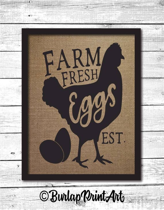 Farm Fresh Eggs Sign Farm Sign Farm House Decor Farm Decor Etsy