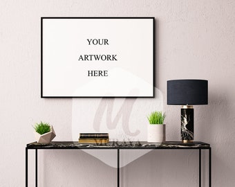Livingroom Frame Mockup Horizontal Frame Mockup Styled Stock Photograpy Classic Interior Psd Mockup Book Mockup Vectors Photos And Psd Files