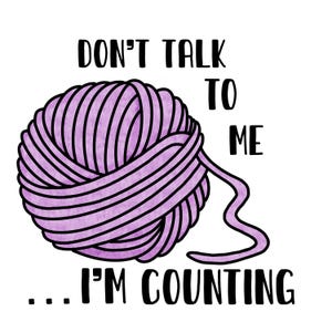 I'm Counting Vinyl Sticker für Wasserflaschen, Laptops, Notebooks oder Scrapbooking