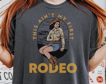 Retro Cowgirl Rodeo T-Shirt, Vintage Western Tee