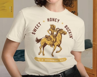 Cowboy Carter Shirt Sweet Honey Buckin' T-Shirt – Cowgirl Carter Inspired Tee